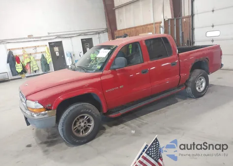 2000 Dodge Dakota Slt/Sport из США, поврежденный, VIN 1B7GG2AN7YS721013